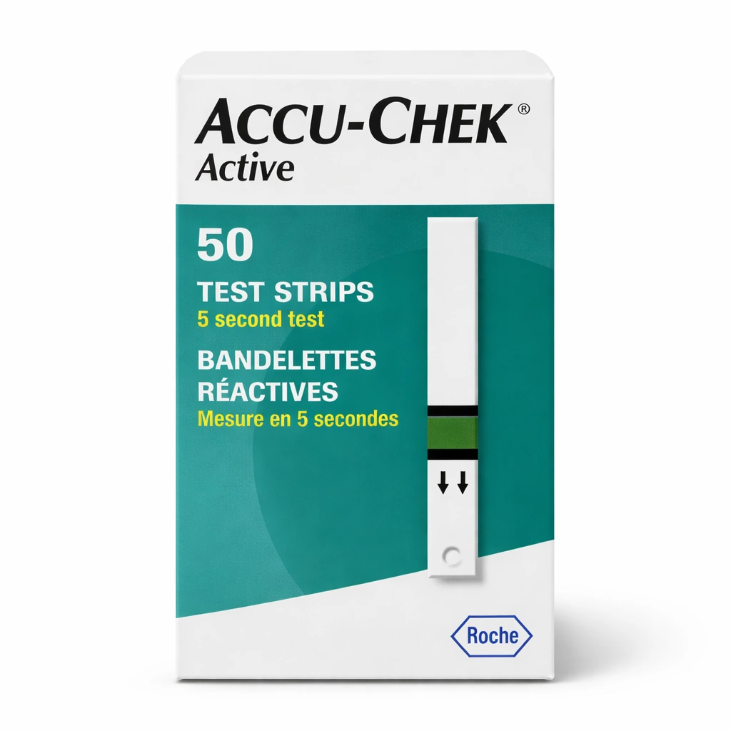 Accu-Chek Active Blood Glucose Test Strips x 50 test strips