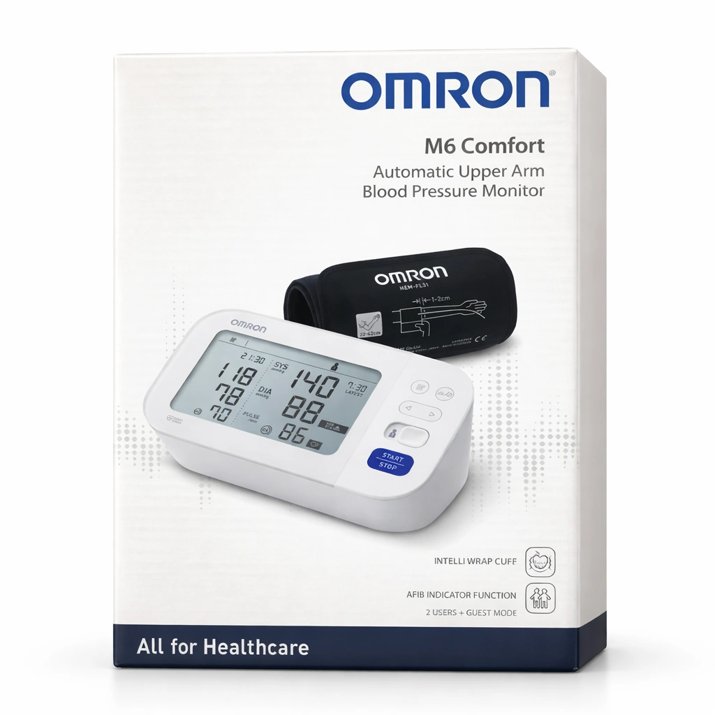OMRON M6 Comfort Automatic Upper Arm Blood Pressure Monitor