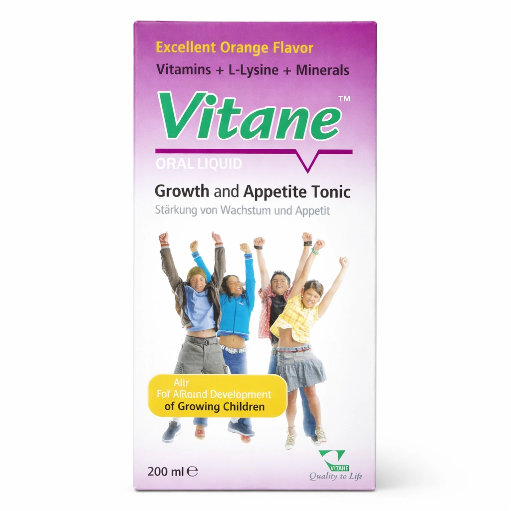 Vitane Growth and Appetite Tonic Oral Liquid 200 ml
