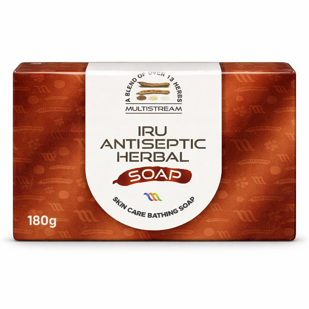 Multistream Iru Antiseptic Herbal Bar Soap 180 g