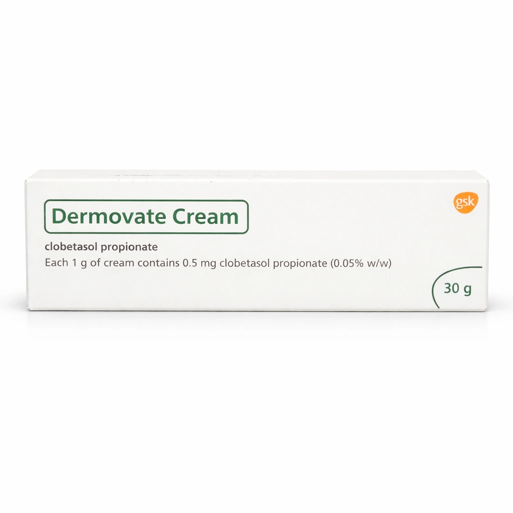 Dermovate Clobetasol Propionate 0.05% w/w Cream 30 g