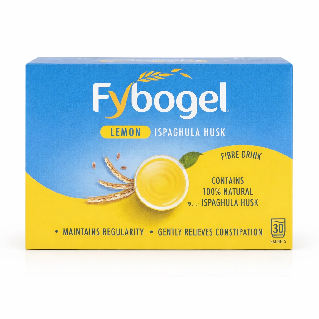 Fybogel Hi-Fibre Lemon Ispaghula Husk 3.5 g Effervescent Granules x 30 sachets