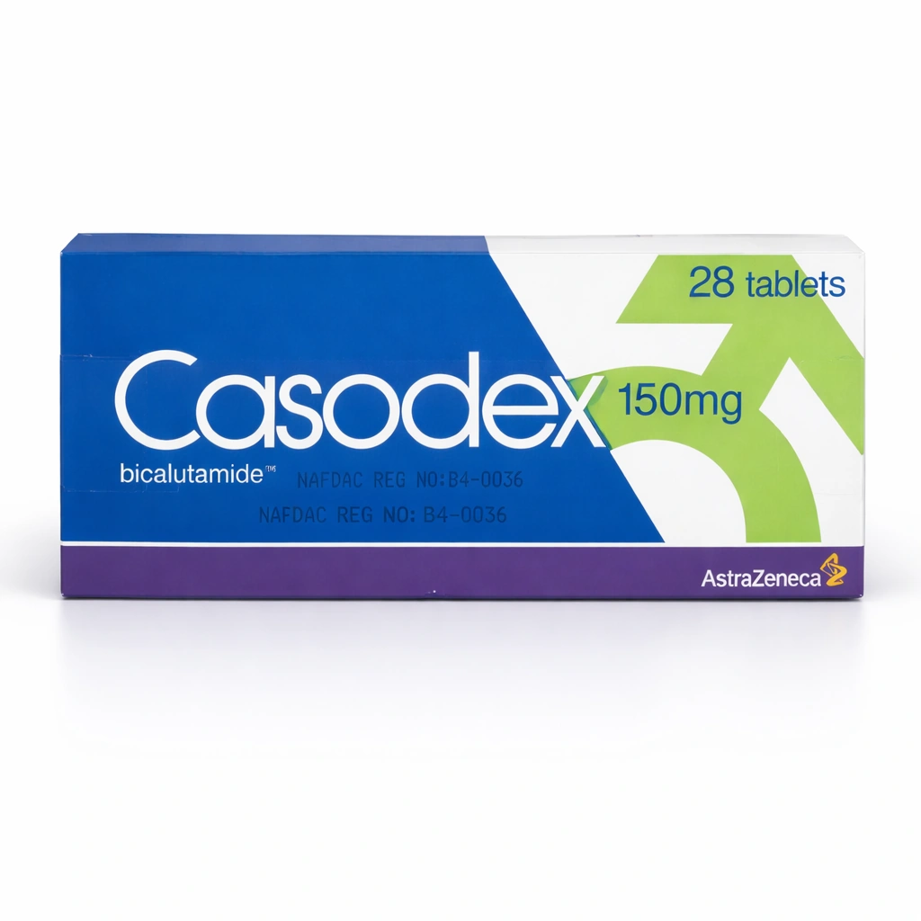 Casodex Bicalutamide 150 mg Film-Coated Tablets x 28 Tablets