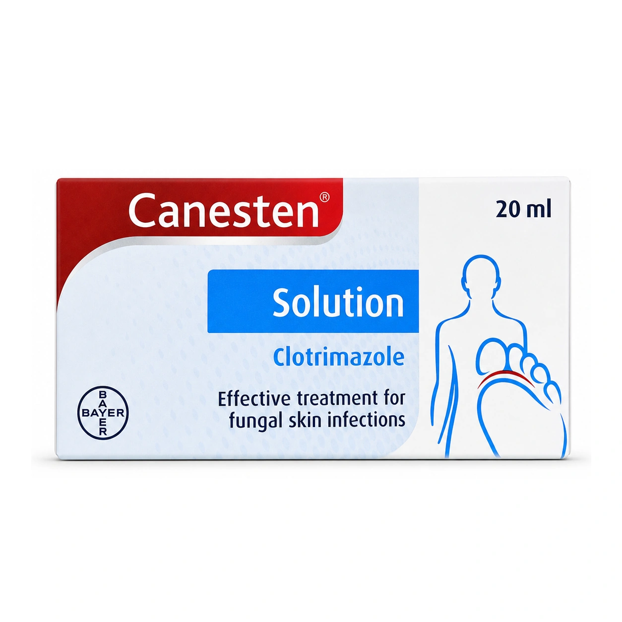 Canesten Clotrimazole 1% w/v Cutaneous Solution 20 ml