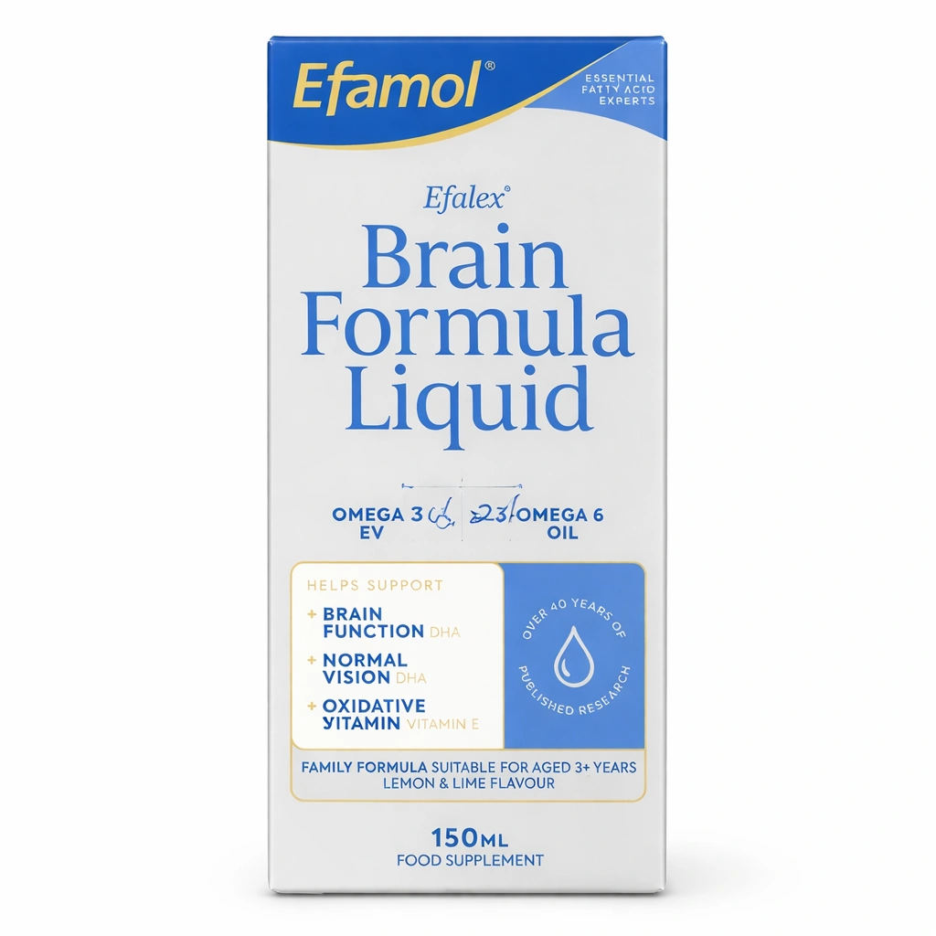 Efamol Efalex Brain Formula Lemon & Lime Liquid 150 ml