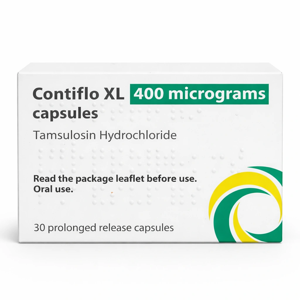 Contiflo XL Tamsulosin Hydrochloride Prolonged-Release Capsules 400 micrograms x 30 Capsules