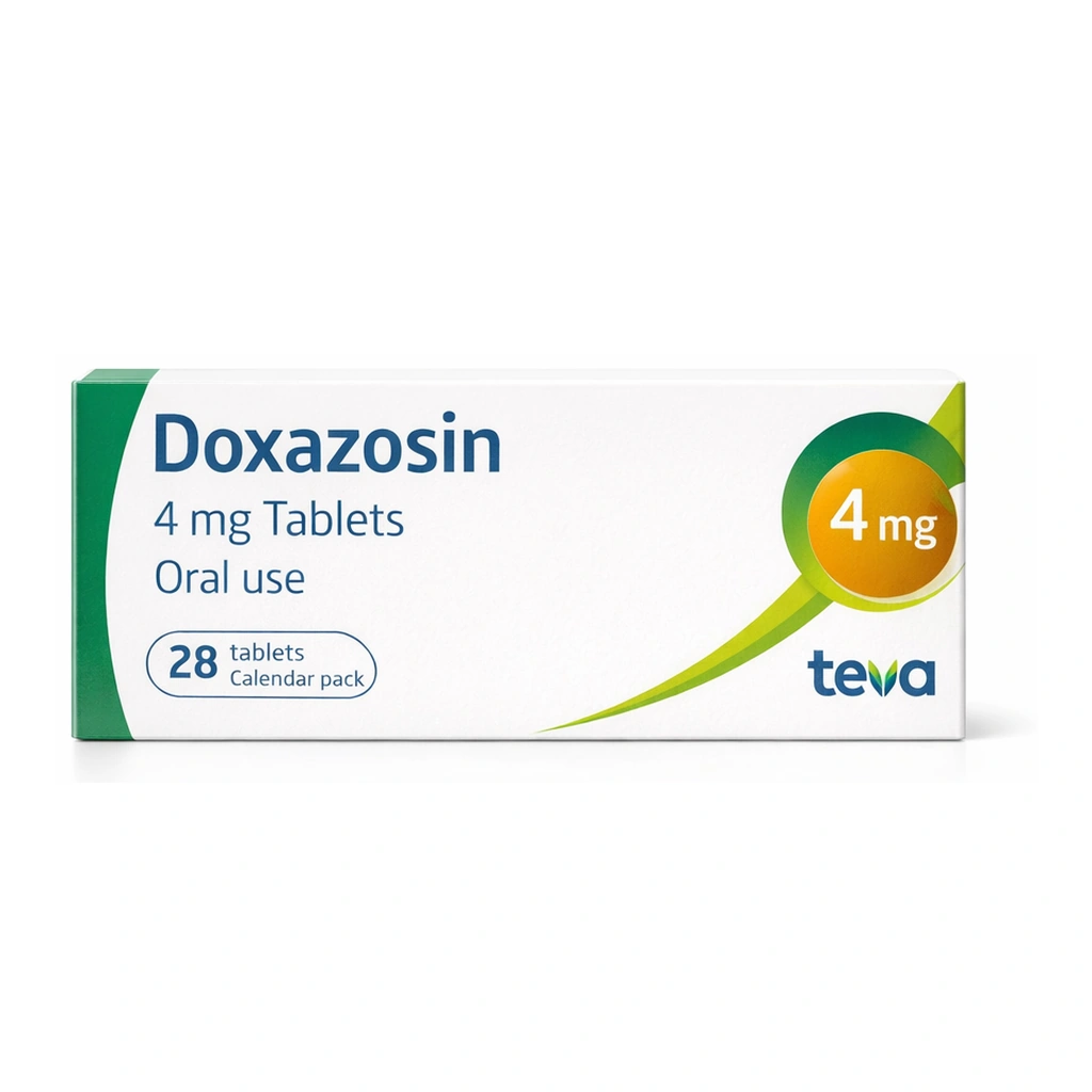 Teva Doxazosin Tablets 4 mg x 28 Tablets