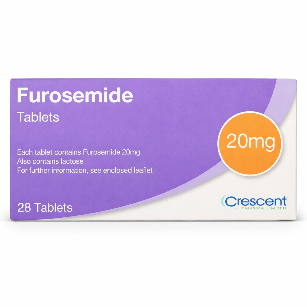 Crescent Furosemide Tablets 20 mg x 28 Tablets