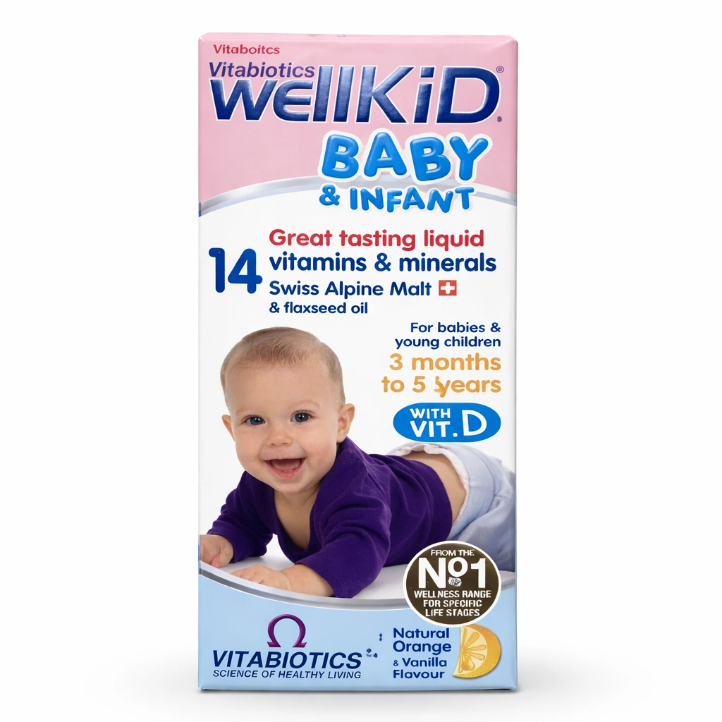 Vitabiotics Wellkid Baby & Infant Multivitamin Liquid 150 ml