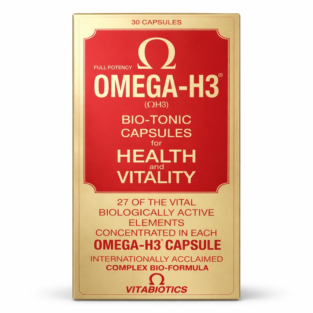 Vitabiotics Omega-H3 Bio-Tonic Capsules x 30 Capsules