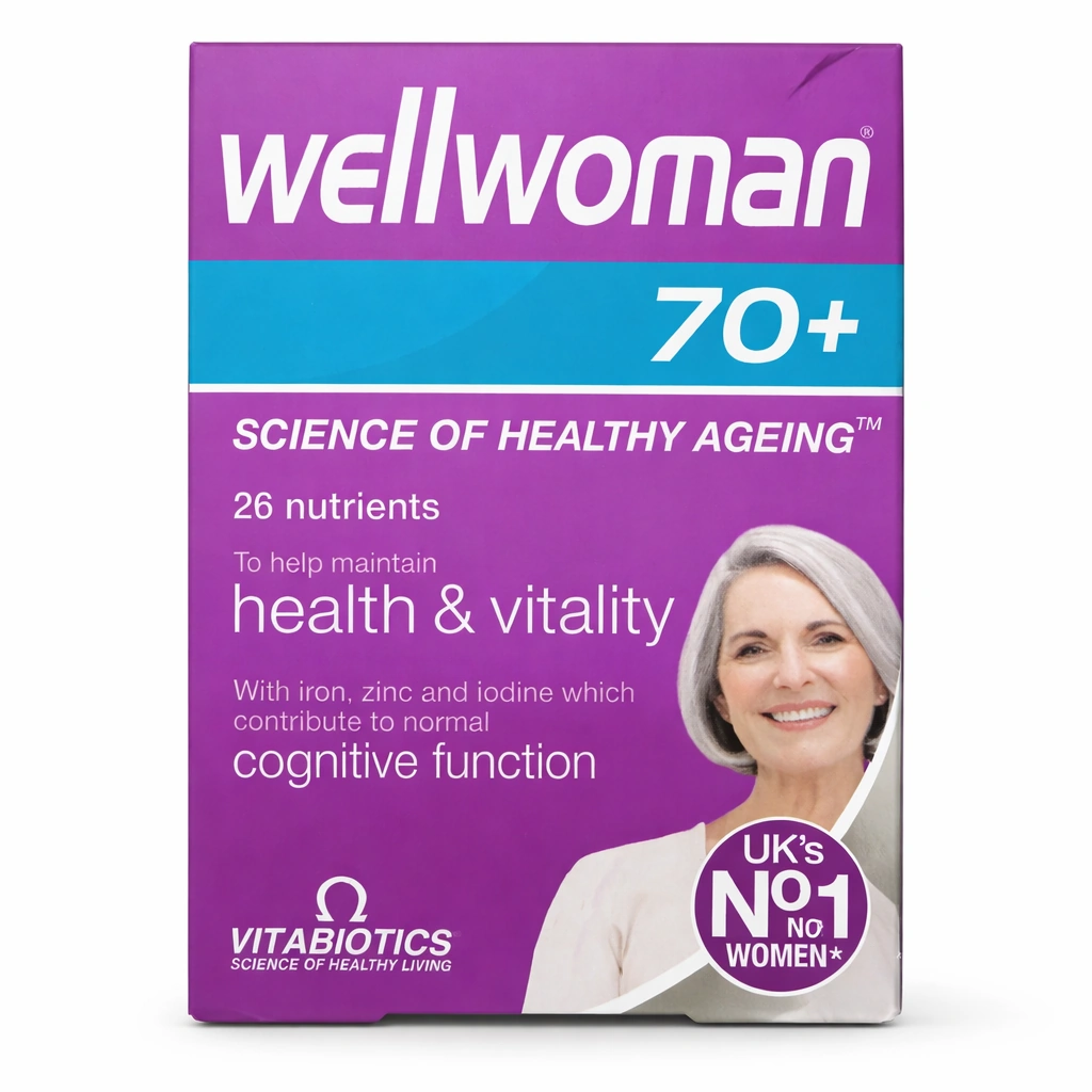 Vitabiotics Wellwoman 70+ Multivitamin Tablets x 30 Tablets