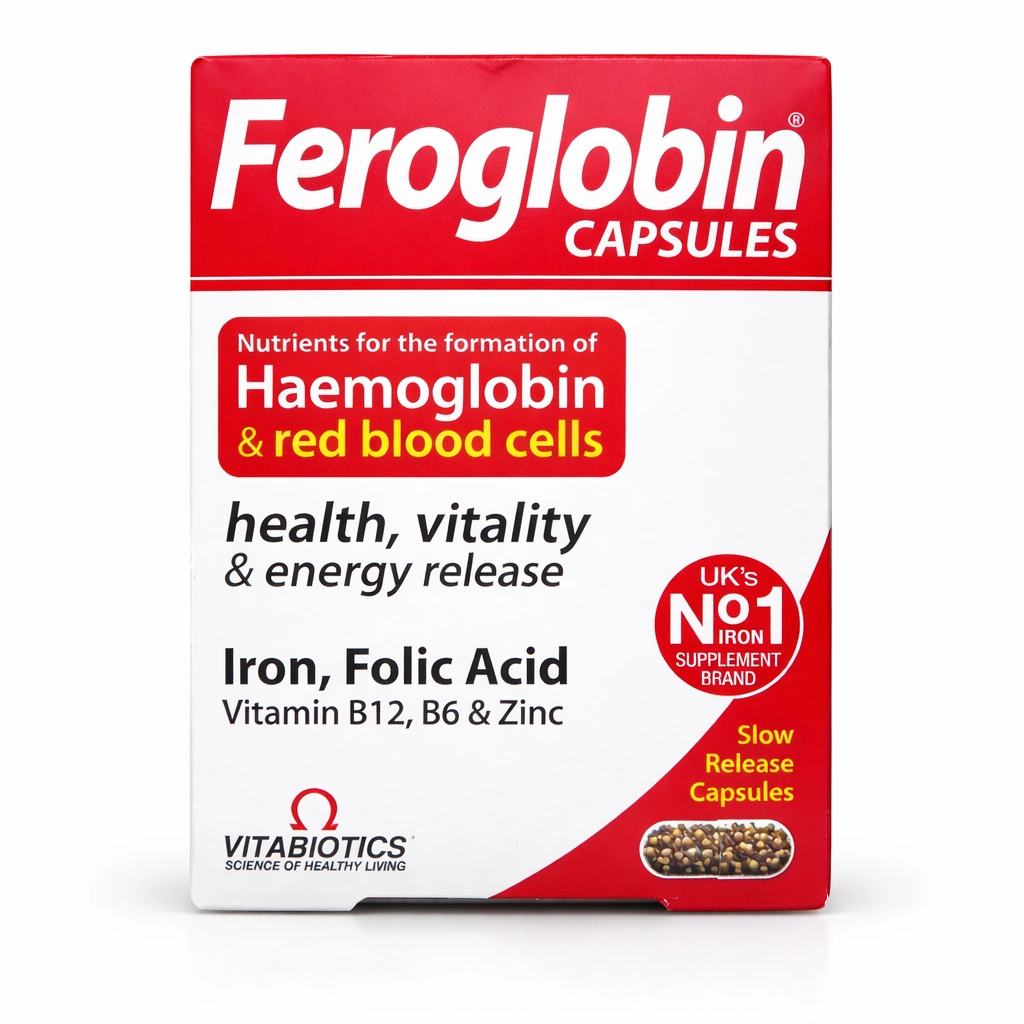 Vitabiotics Feroglobin Capsules x 30 Capsules