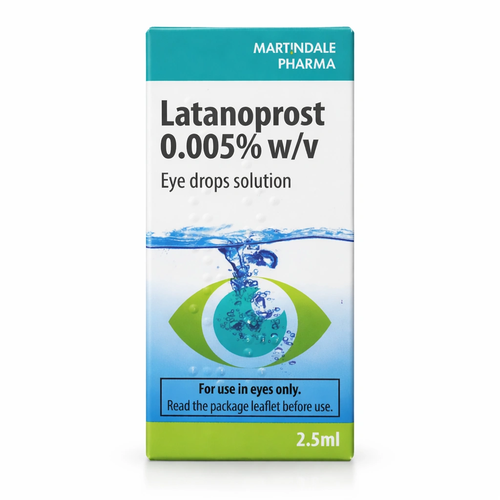 Martindale Latanoprost 0.005% w/v Eye Drops Solution 2.5 ml