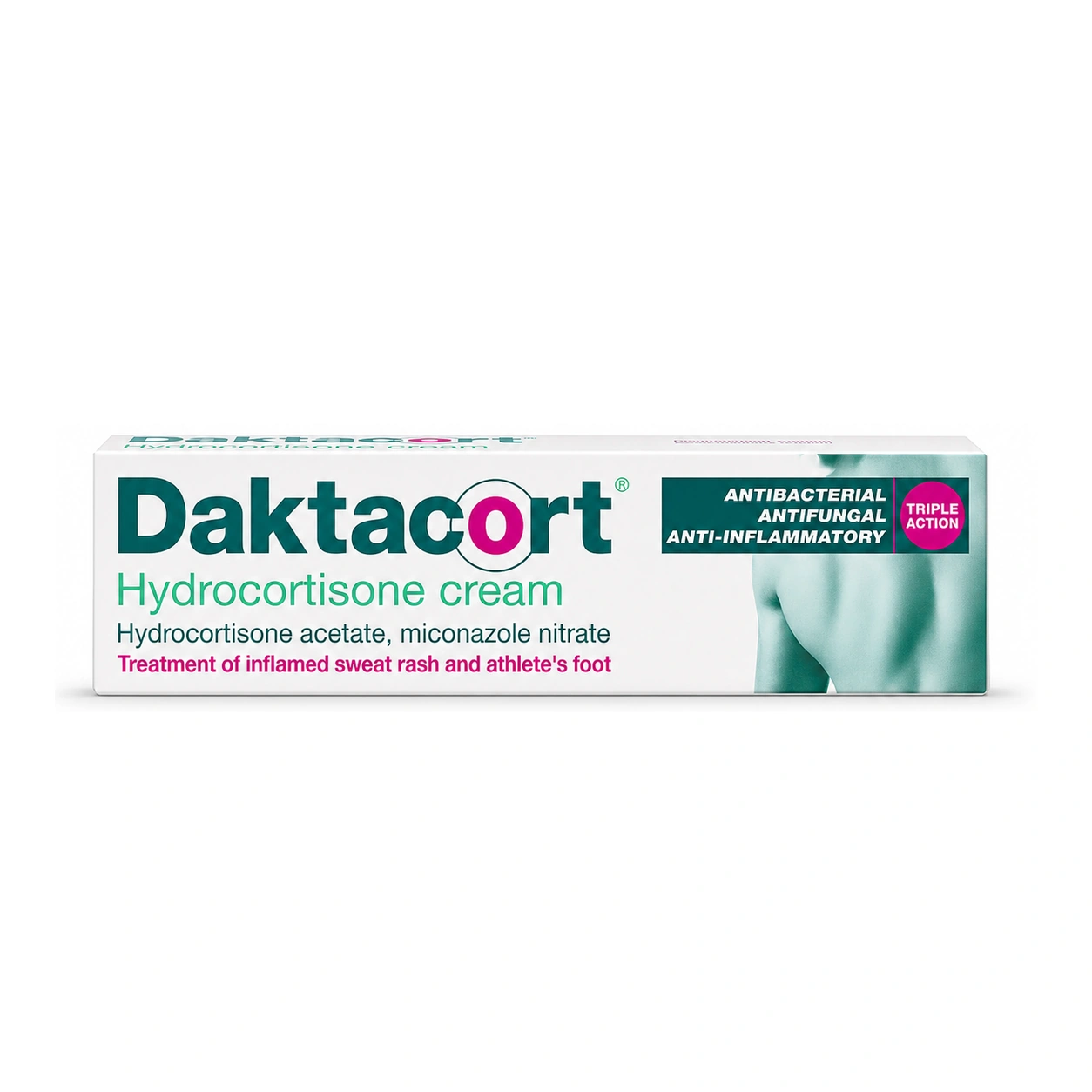 Daktacort Hydrocortisone Cream Miconazole Nitrate 2% w/w + Hydrocortisone 1% w/w 15 g