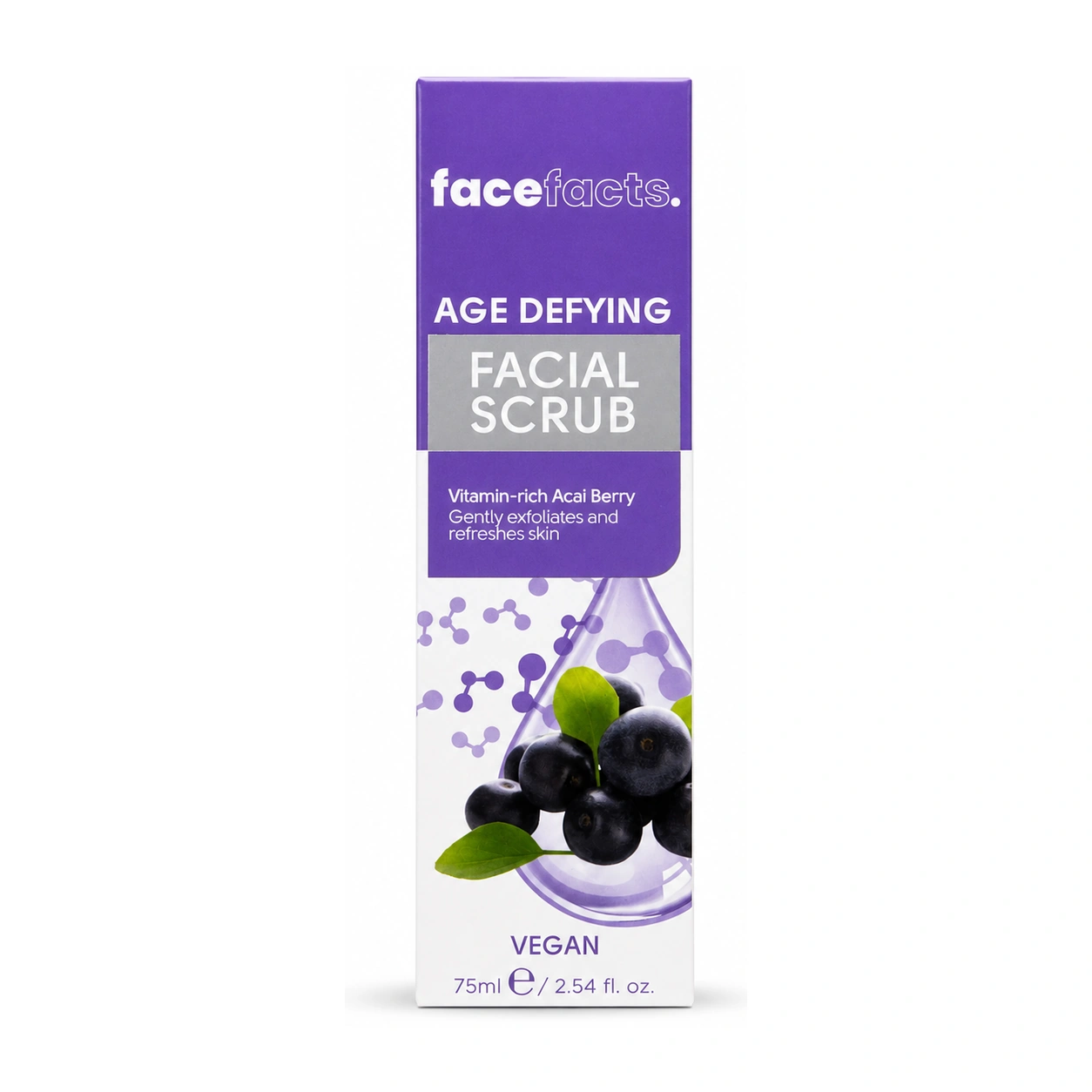 Face Facts Acai Berry Age Defying Facial Scrub 75 ml