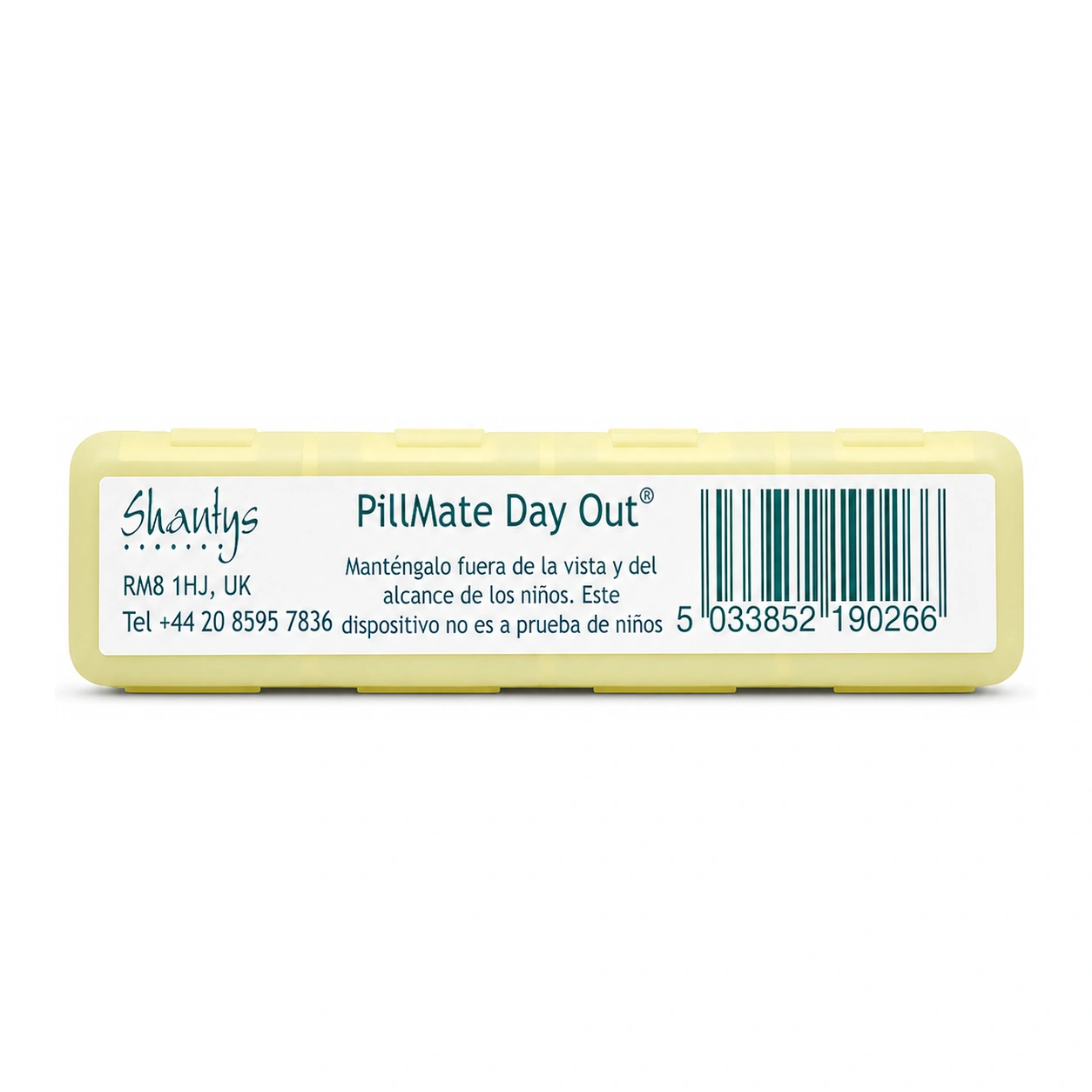 Shantys PillMate Day Out Daily Travel Pill Box x 1 Tablets