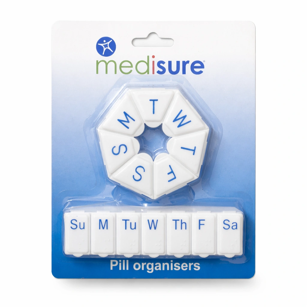 Medisure Pill Organiser Set x 2 Pill Organisers