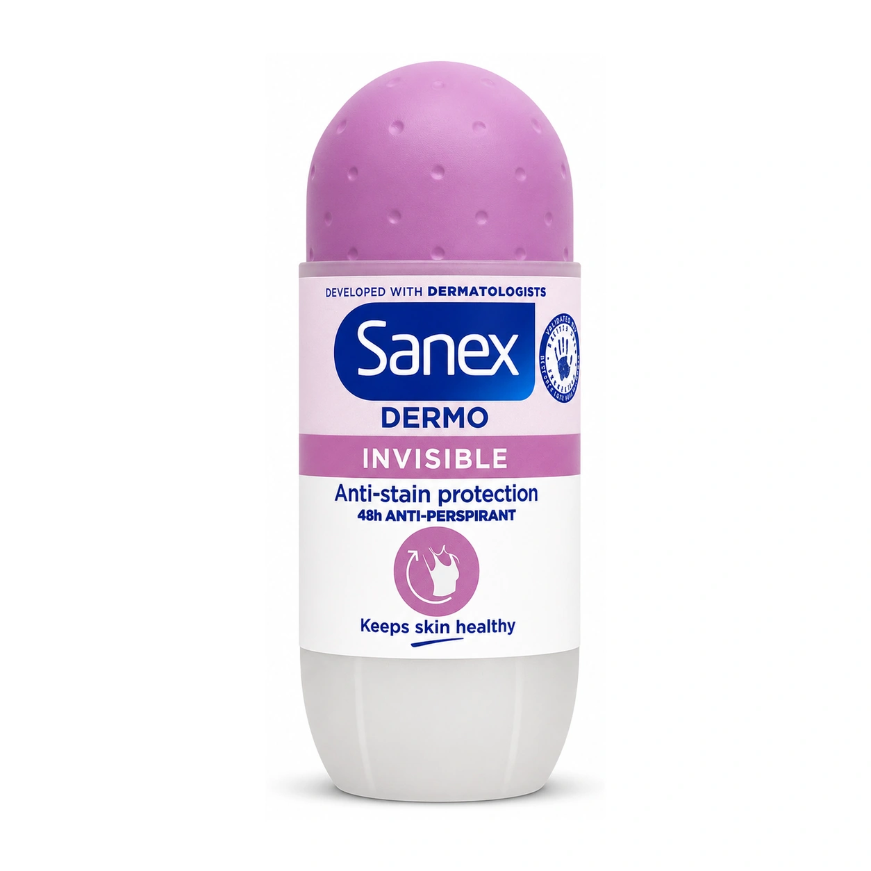 Sanex Dermo Invisible Anti-Stain Protection 48h Anti-Perspirant Roll-On 50 ml