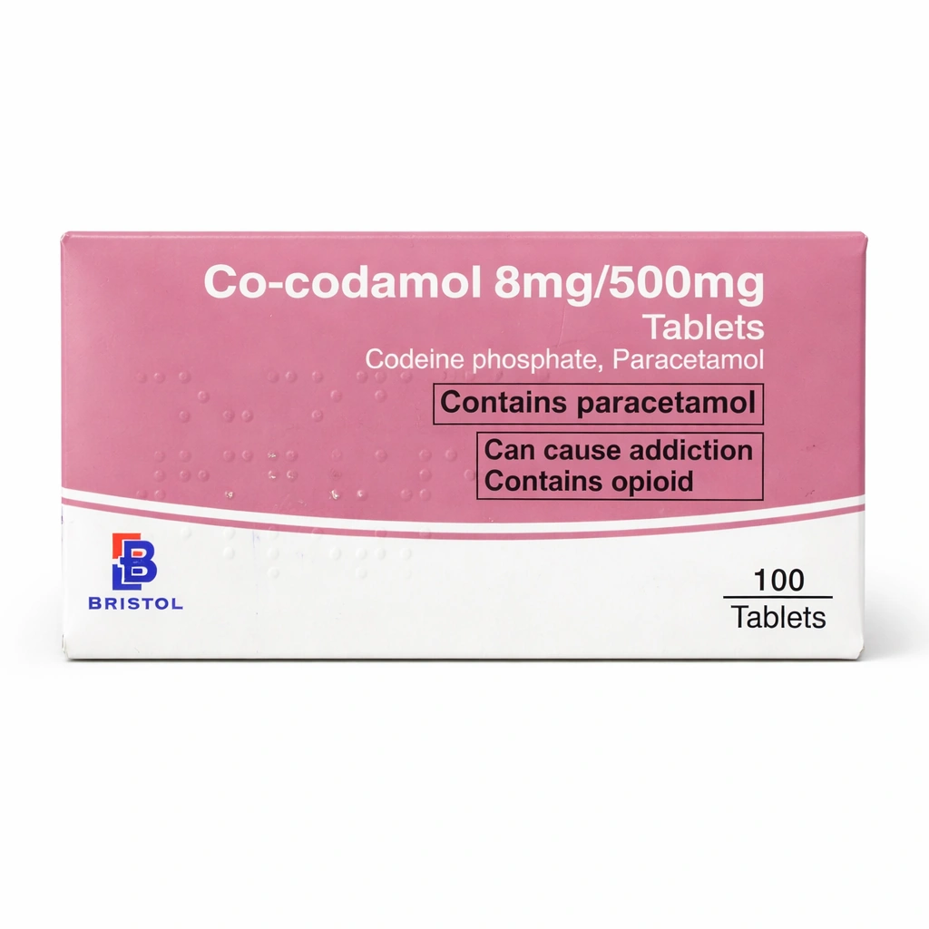 Bristol Co-codamol 8 mg/500 mg Tablets x 100 Tablets
