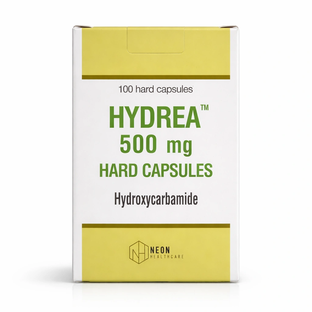 Hydrea Hydroxycarbamide 500 mg Hard Capsules x 100 Capsules