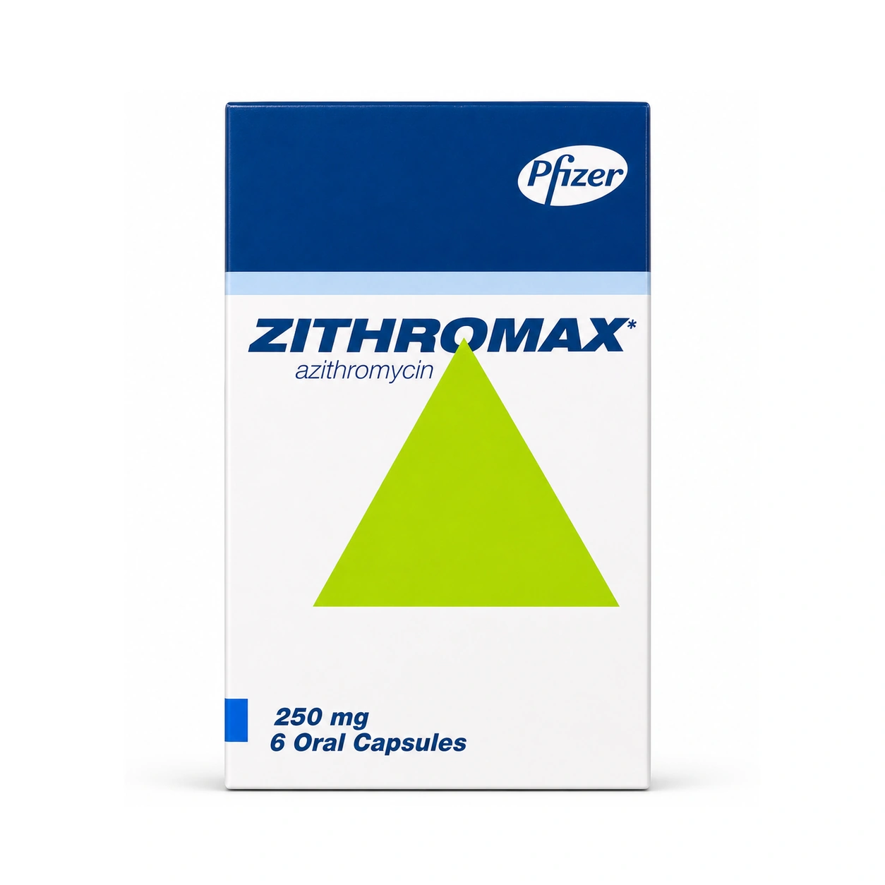 Zithromax Azithromycin 250 mg Oral Capsules x 6 Capsules