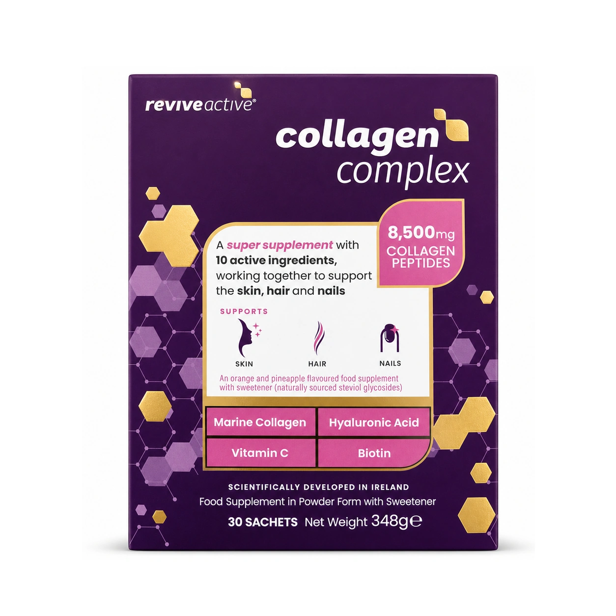 Revive Active Collagen Complex 8,500 mg Powder Sachets x 30 sachets 348 g