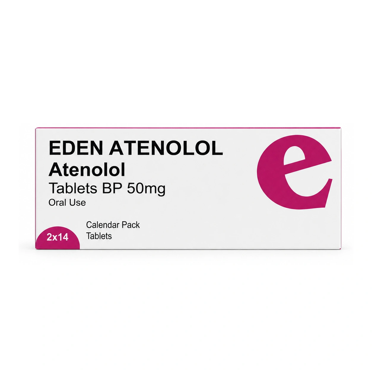Eden Atenolol (Atenolol BP) 50 mg Film-Coated Tablets x 28 Tablets