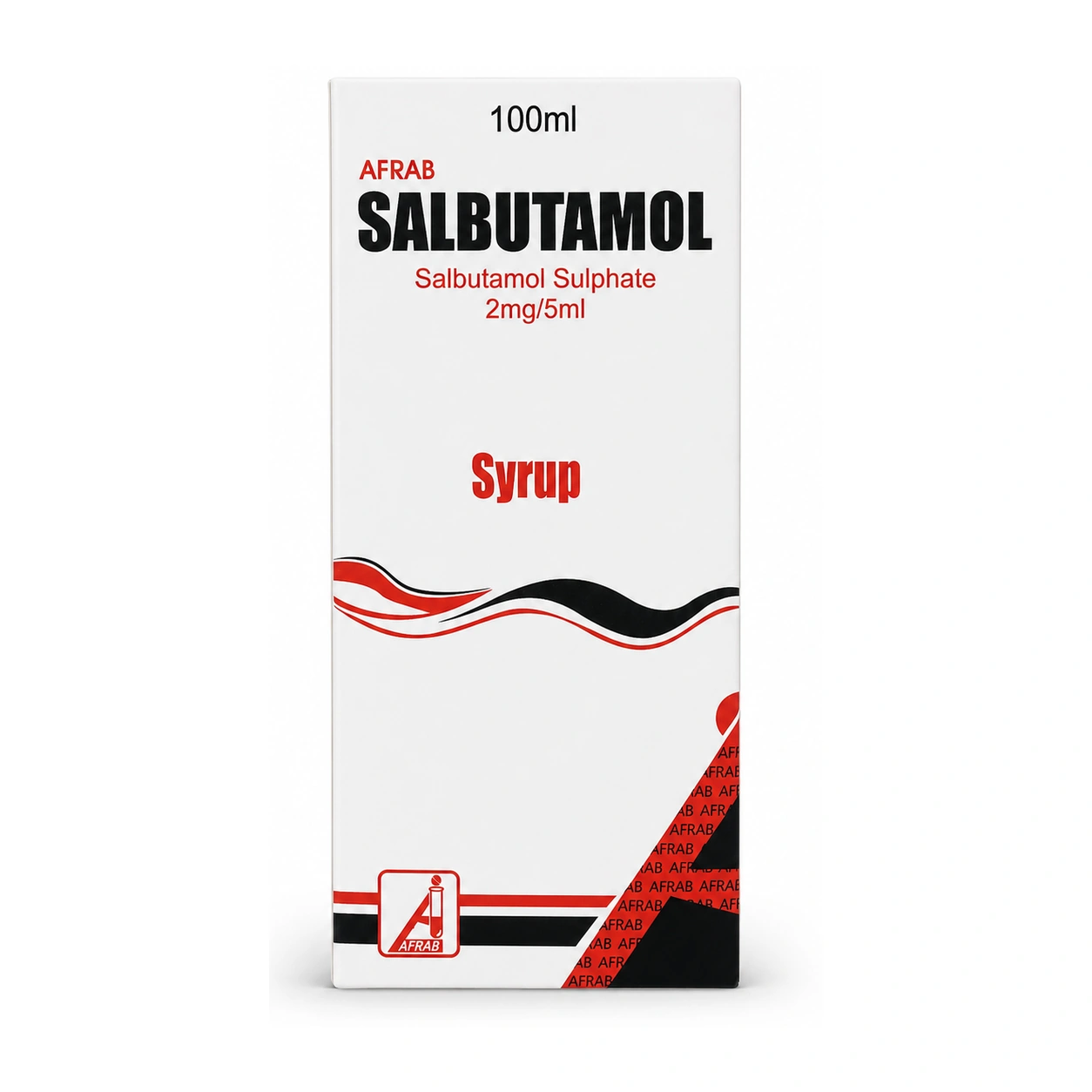 AFRAB Salbutamol Sulphate Syrup 2 mg/5 ml 100 ml