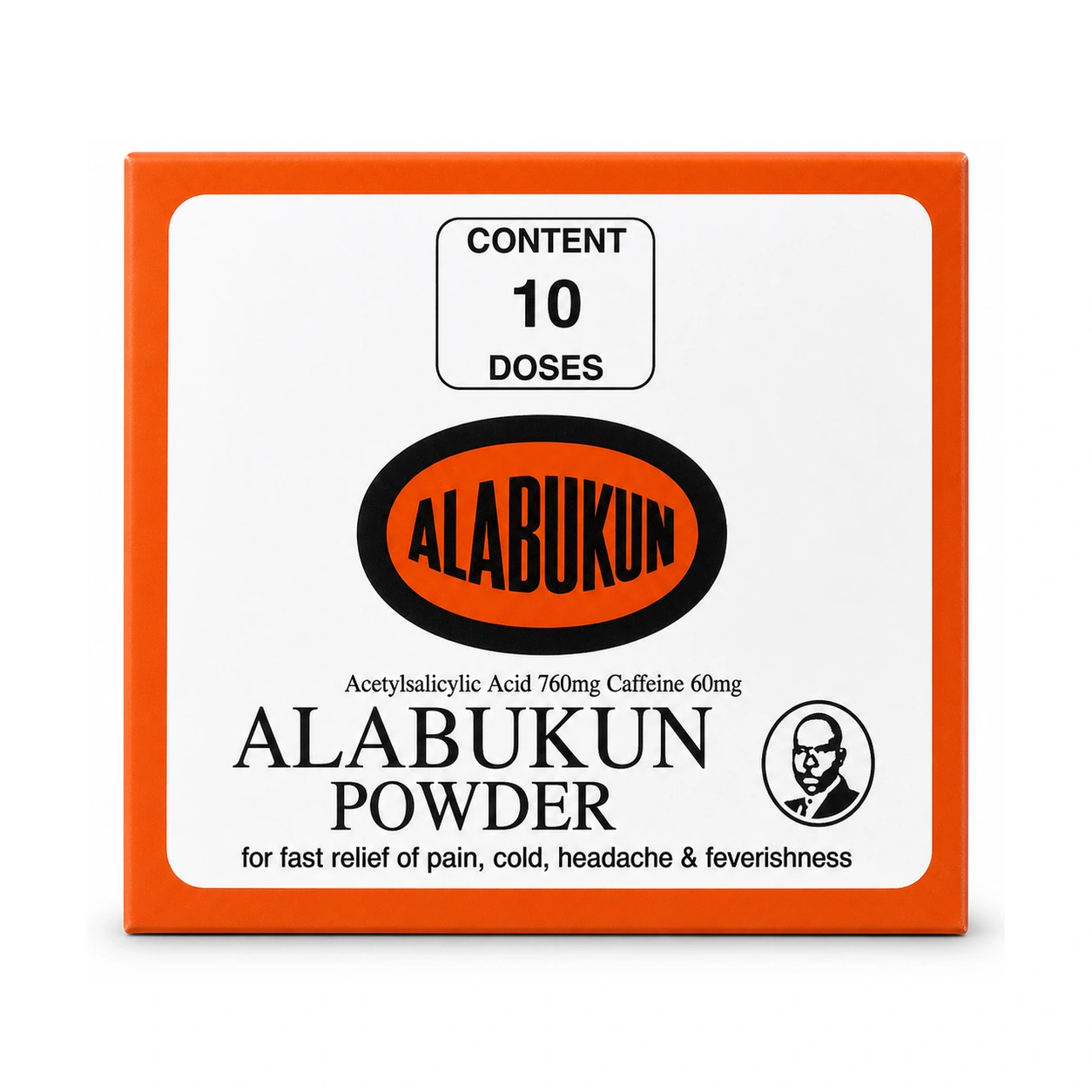 Alabukun Acetylsalicylic Acid/Caffeine Powder 760 mg/60 mg x 10 sachets