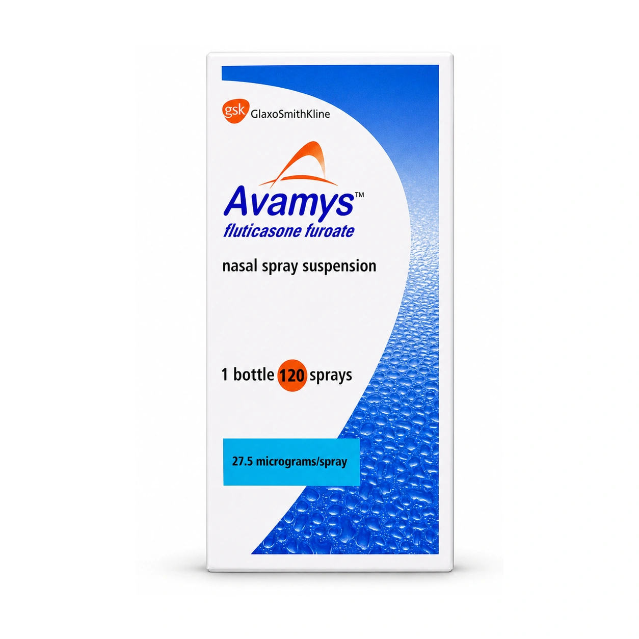 Avamys Fluticasone Furoate 27.5 micrograms/spray Nasal Spray Suspension 120 Sprays x 1 bottles