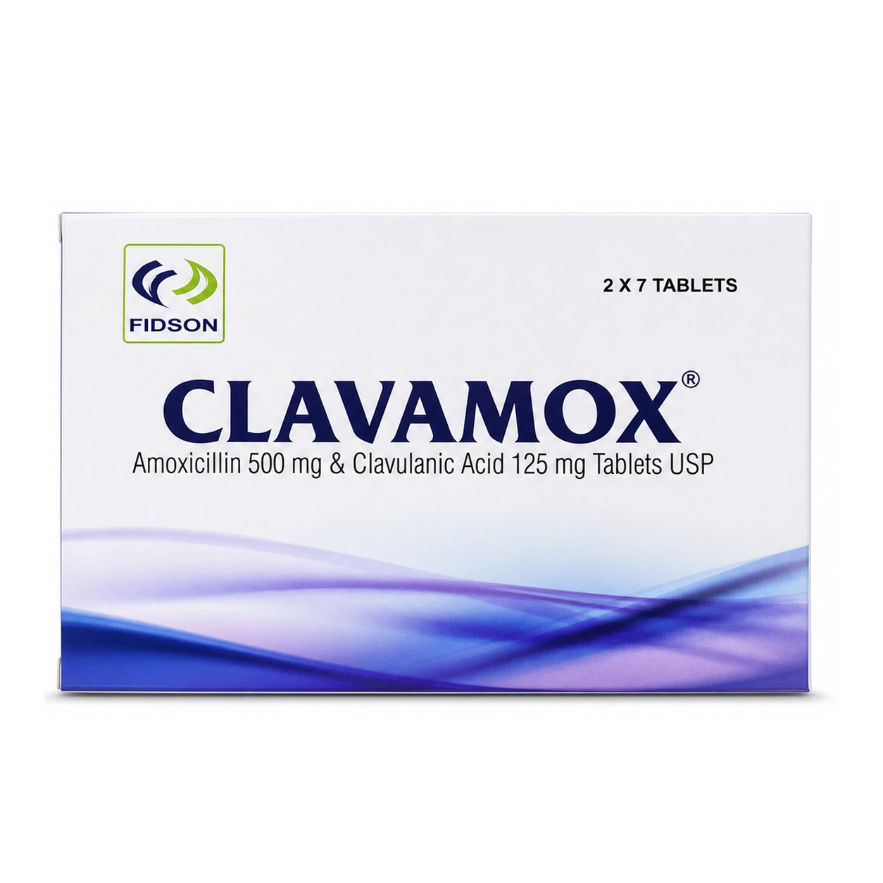 Clavamox Amoxicillin 500 mg + Clavulanic Acid 125 mg Tablets x 14 Tablets