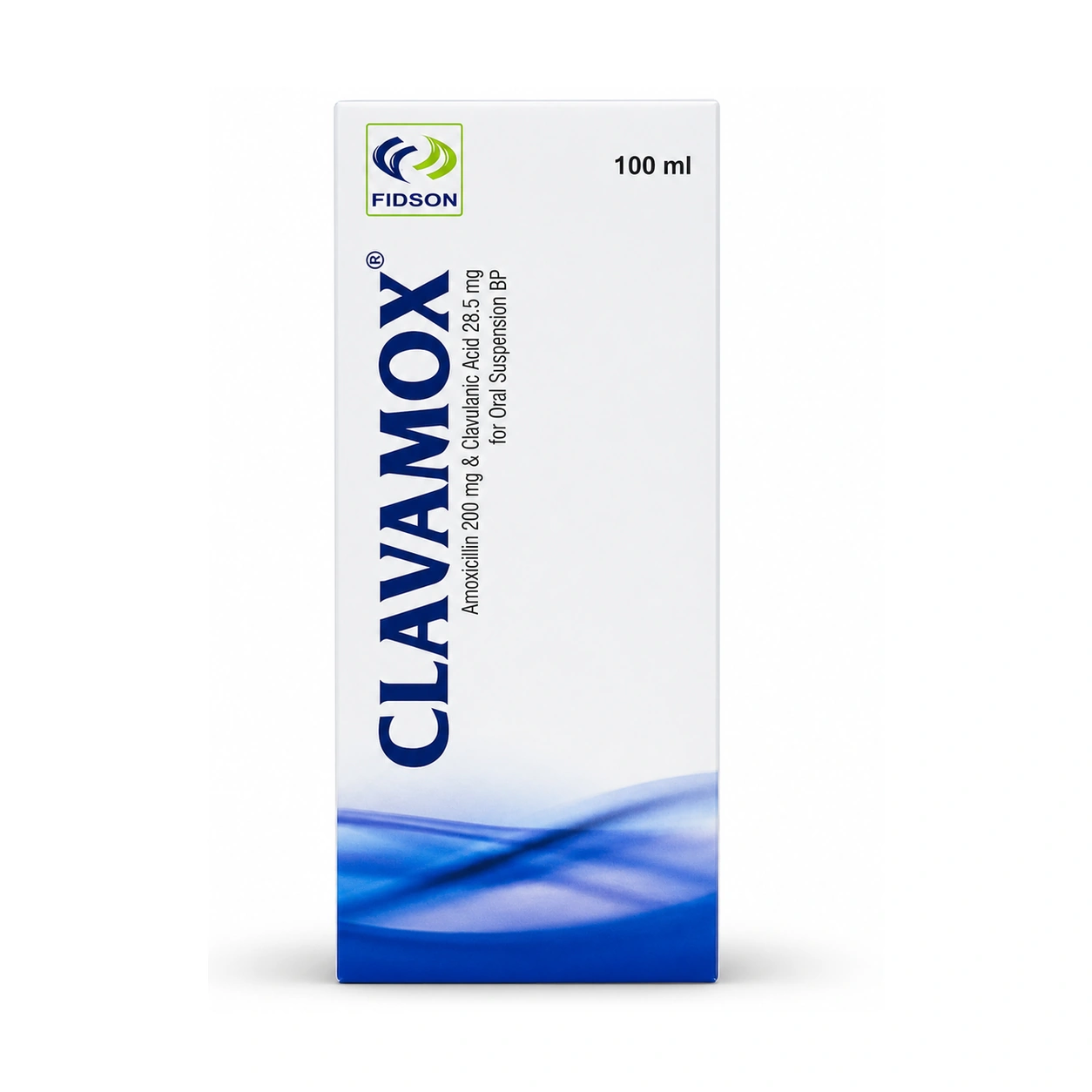 Clavamox Amoxicillin/Clavulanic Acid Oral Suspension 200 mg/28.5 mg per 5 ml 100 ml