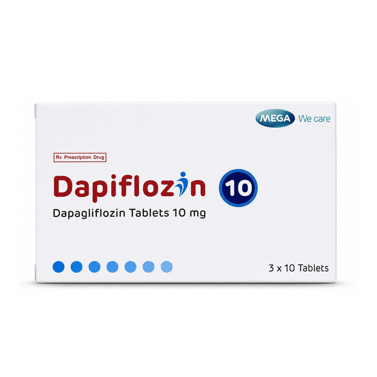 Dapiflozin Dapagliflozin Tablets 10 mg x 30 Tablets