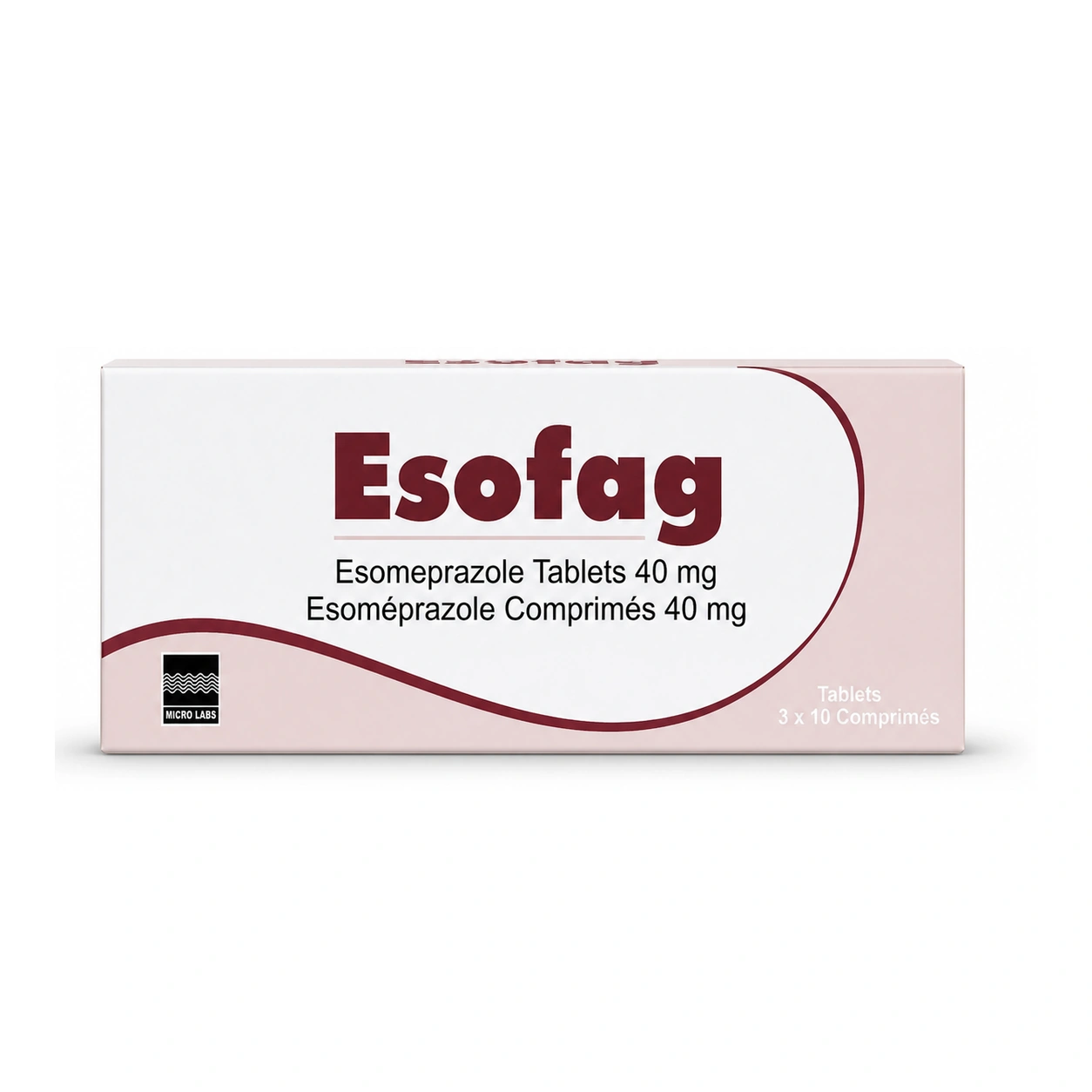 Esofag Esomeprazole 40 mg Enteric-Coated Tablets x 30 Tablets