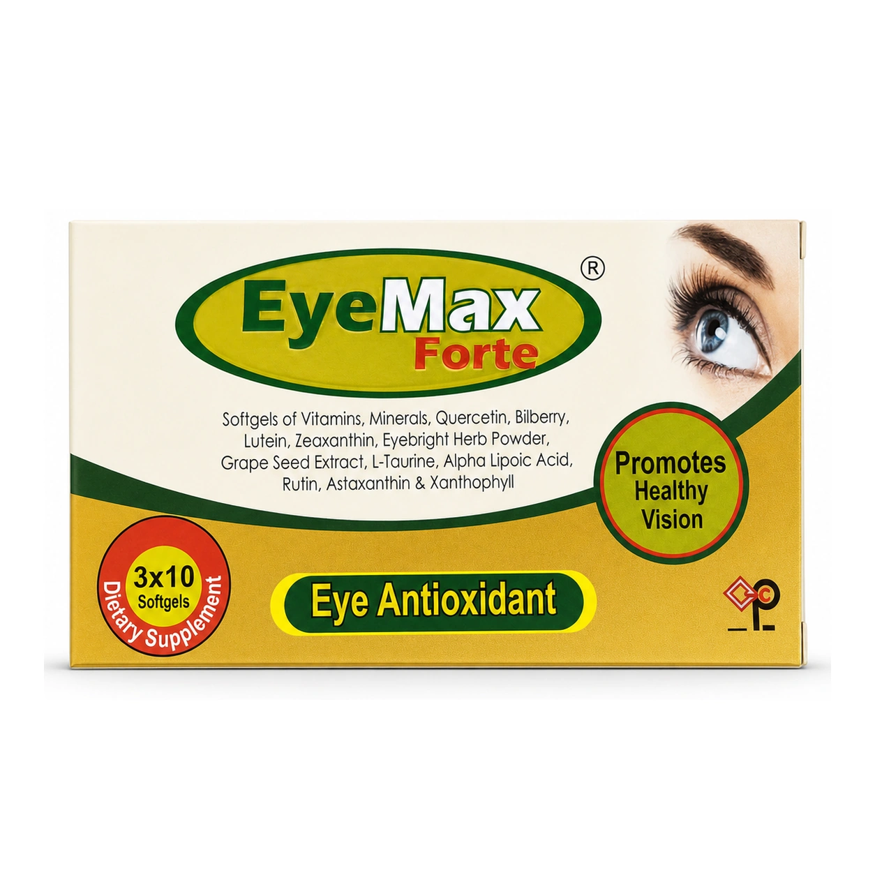 Embassy EyeMax Forte Eye Antioxidant Softgels x 30 Softgels