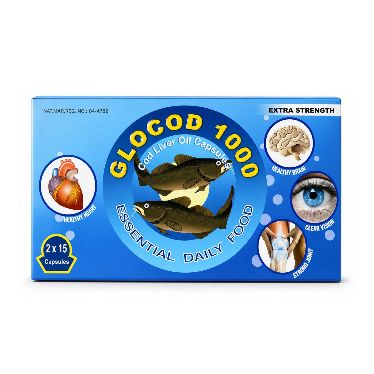 Glocod 1000 Cod Liver Oil Capsules x 30 Capsules