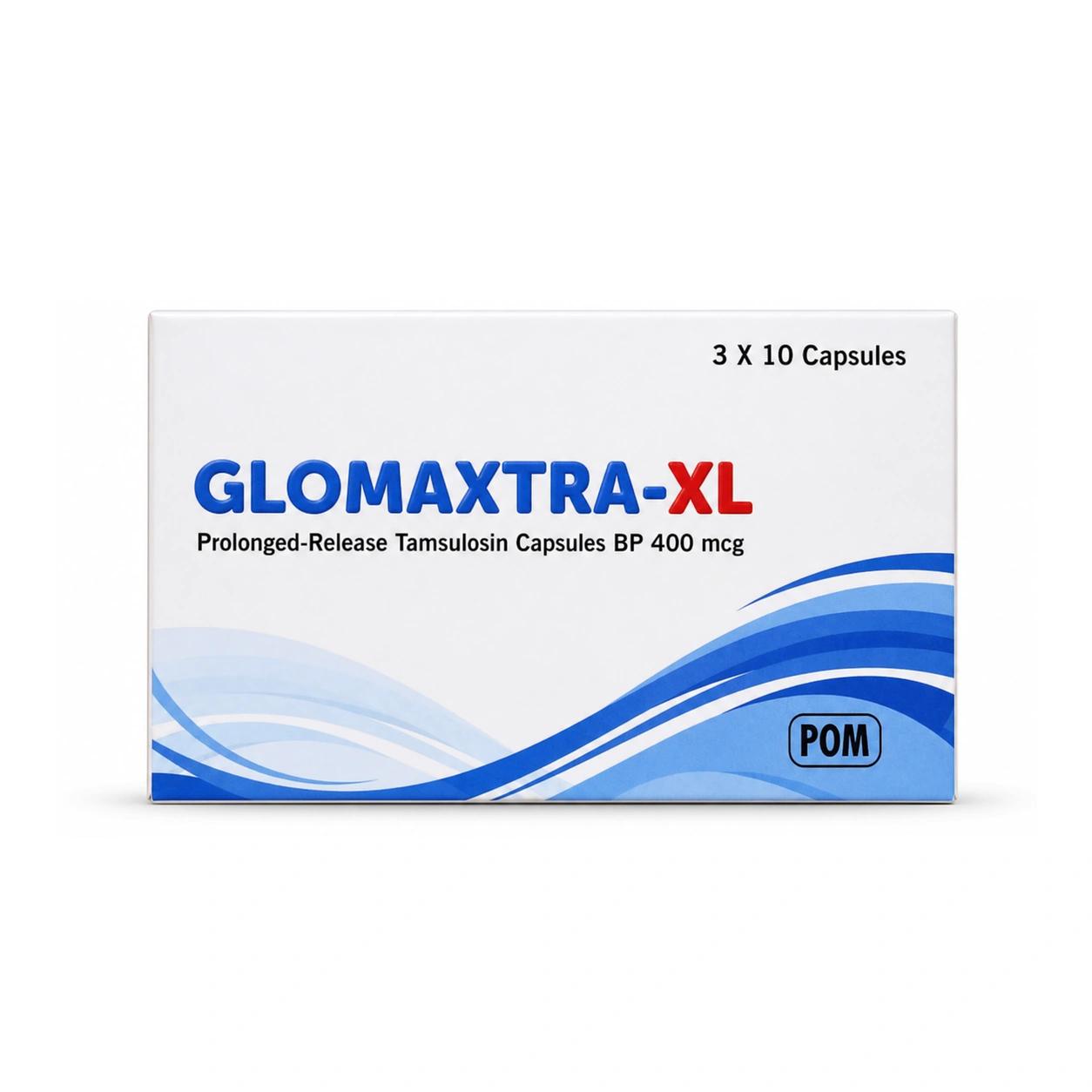 Glomaxtra-XL Tamsulosin Hydrochloride BP 400 mcg Prolonged-Release Capsules x 30 Capsules