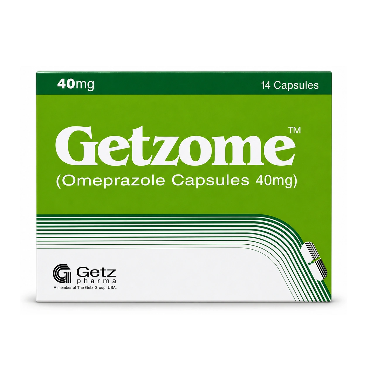 Getzome Omeprazole 40 mg Capsules x 14 Capsules