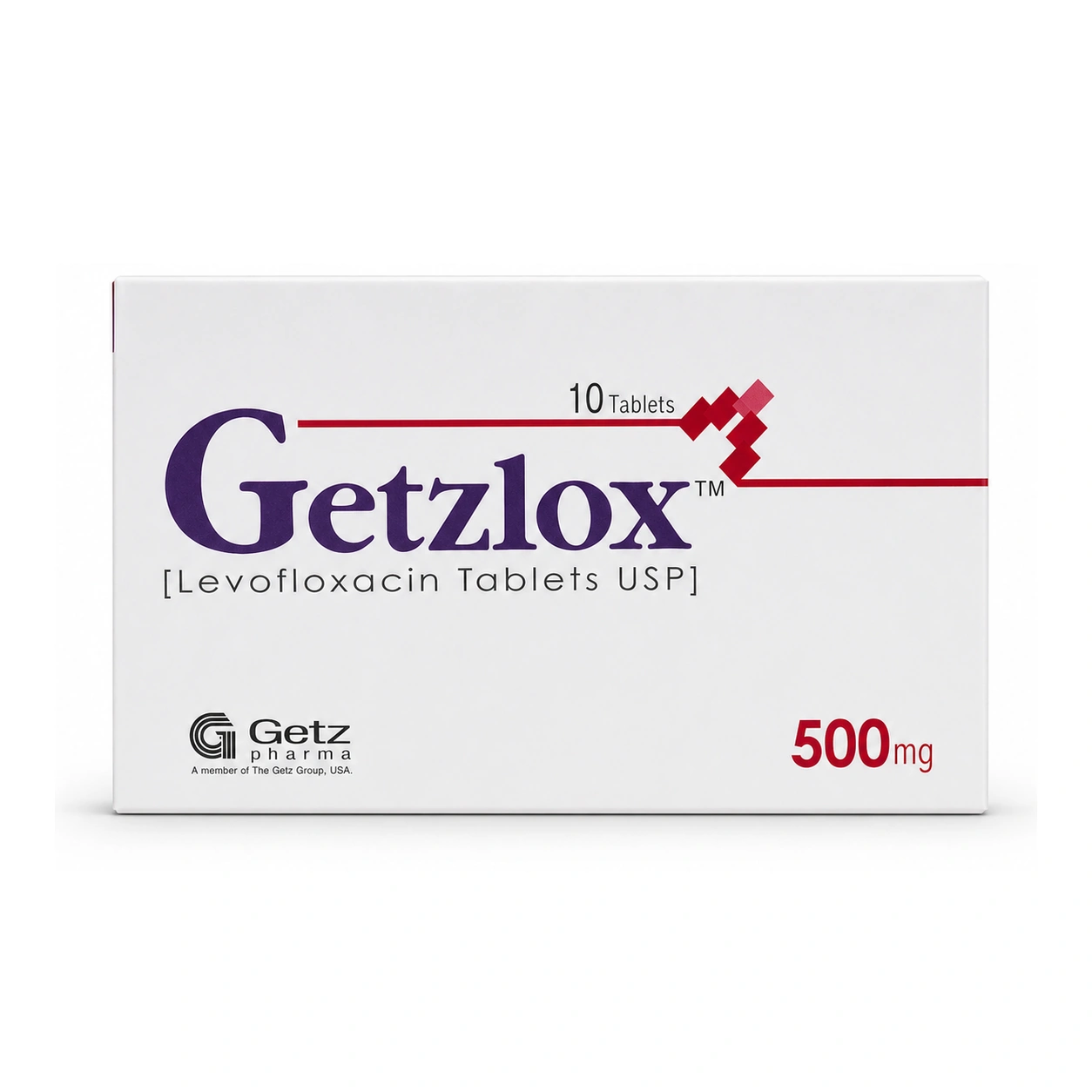 Getzlox Levofloxacin Tablets USP 500 mg x 10 Tablets