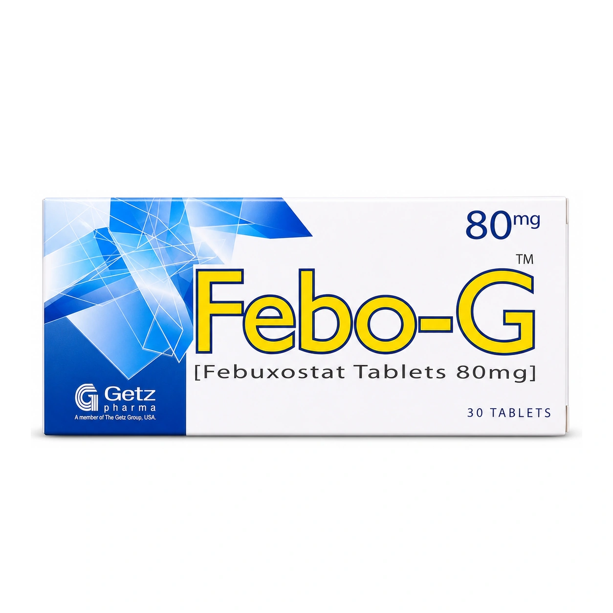 Febo-G Febuxostat 80 mg Tablets x 30 Tablets