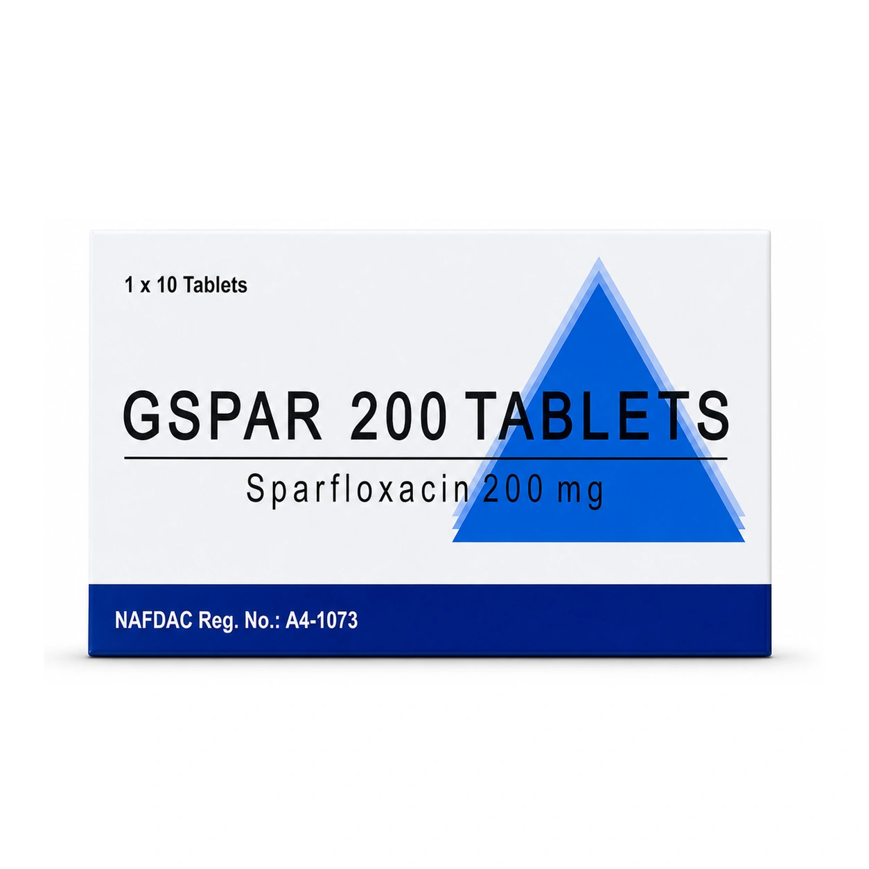 GSpar 200 Sparfloxacin 200 mg Tablets x 10 Tablets