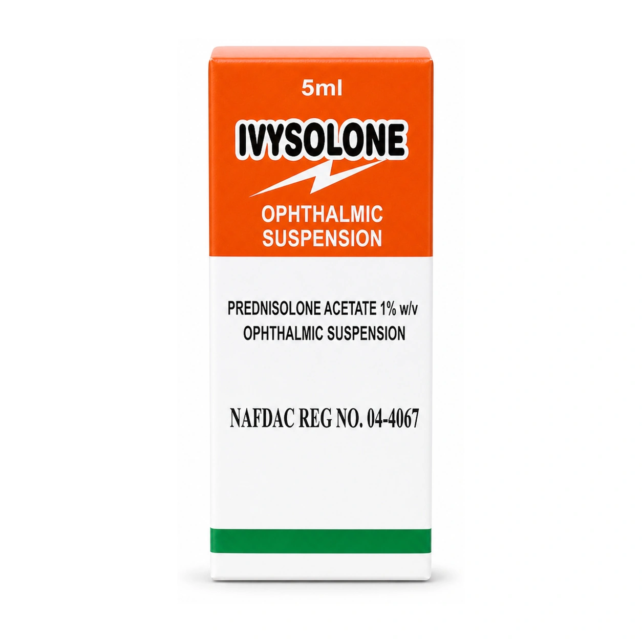 Ivysolone Prednisolone Acetate 1% w/v Ophthalmic Suspension 5 ml