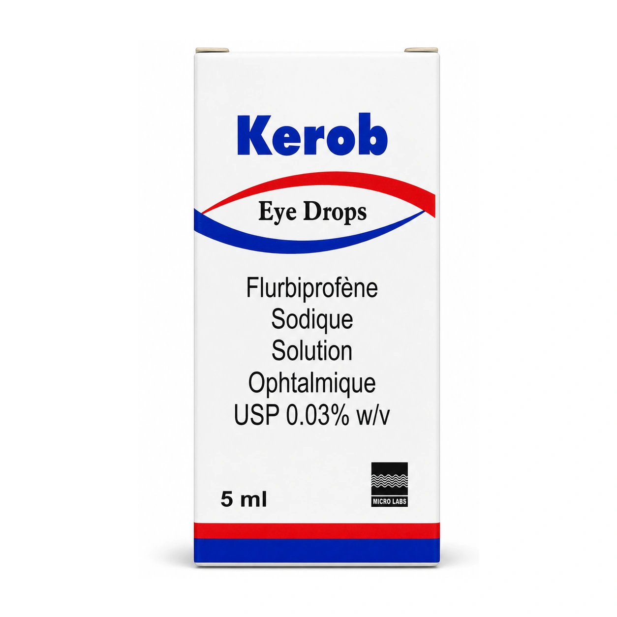 Kerob Flurbiprofen Sodium Ophthalmic Solution USP 0.03% w/v Eye Drops 5 ml