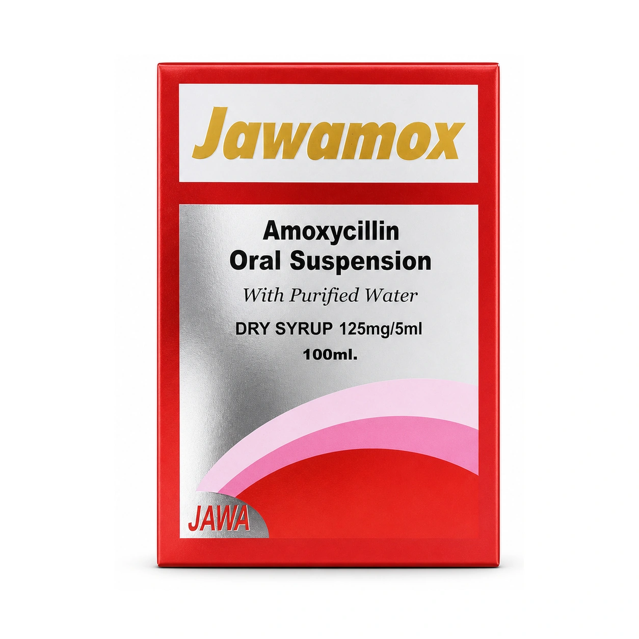 Jawamox Amoxycillin Oral Suspension 125 mg/5 ml 100 ml