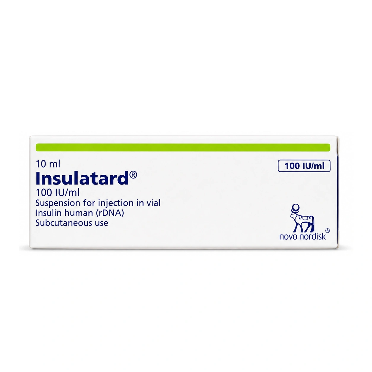 Insulatard Human Insulin (rDNA) 100 IU/ml Suspension for Injection 10 ml Vial