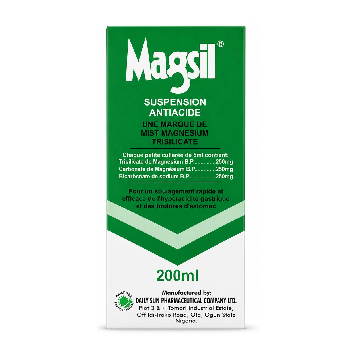 Magsil Antacid Suspension 200 ml