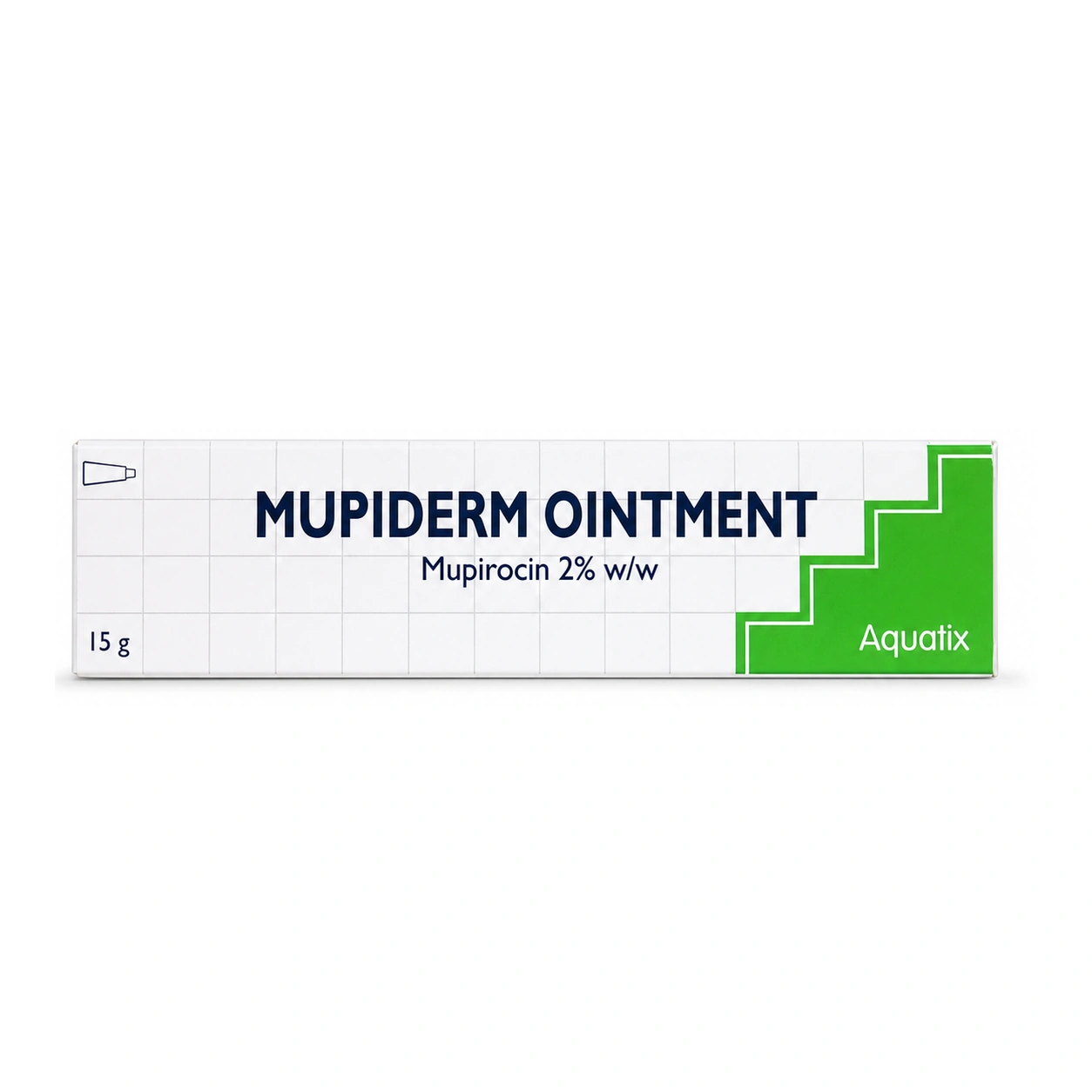 Aquatix Mupiderm Mupirocin Ointment USP 2% w/w 15 g