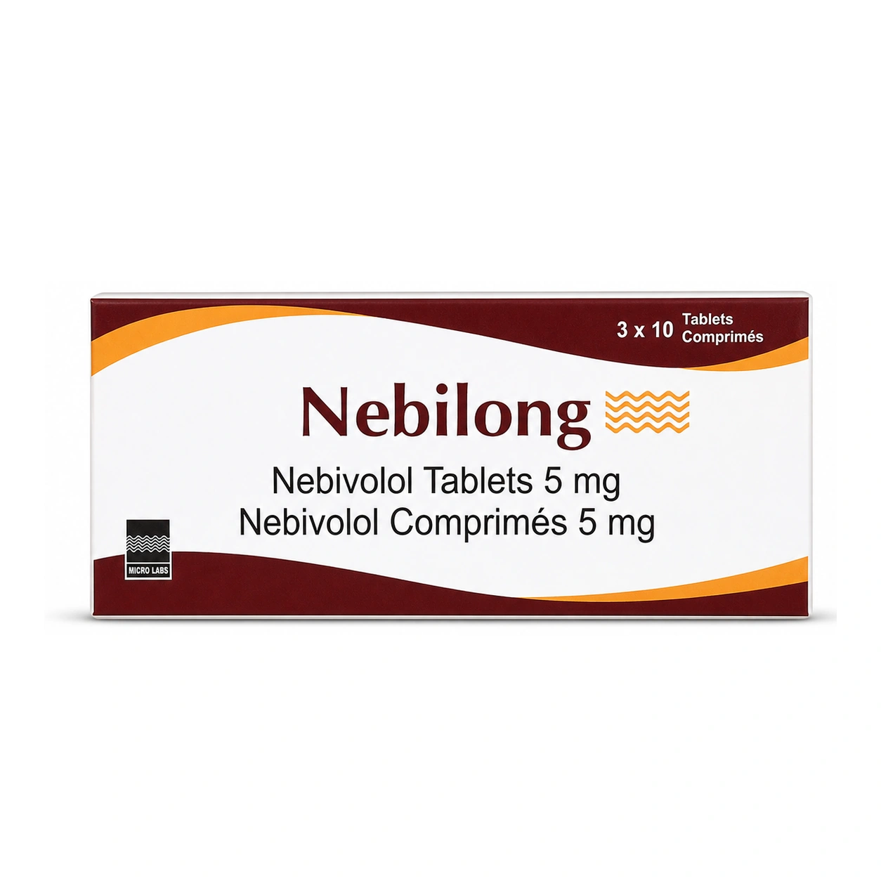 Nebilong Nebivolol 5 mg Tablets x 30 Tablets