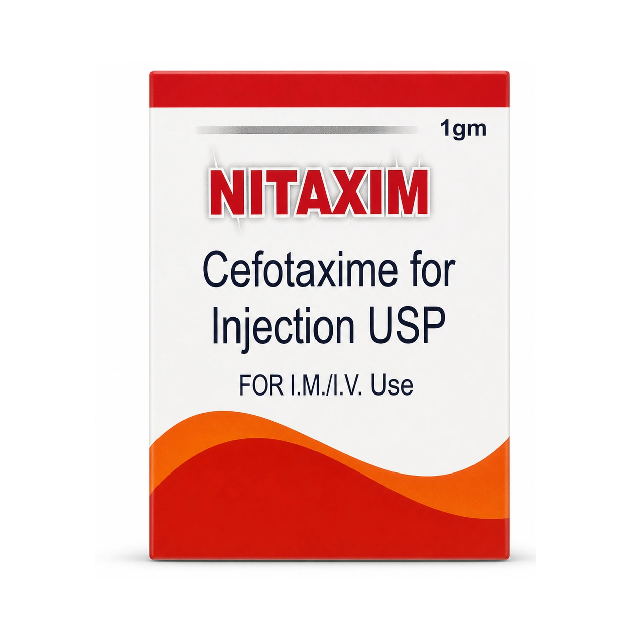 NITAXIM Cefotaxime for Injection USP 1 g