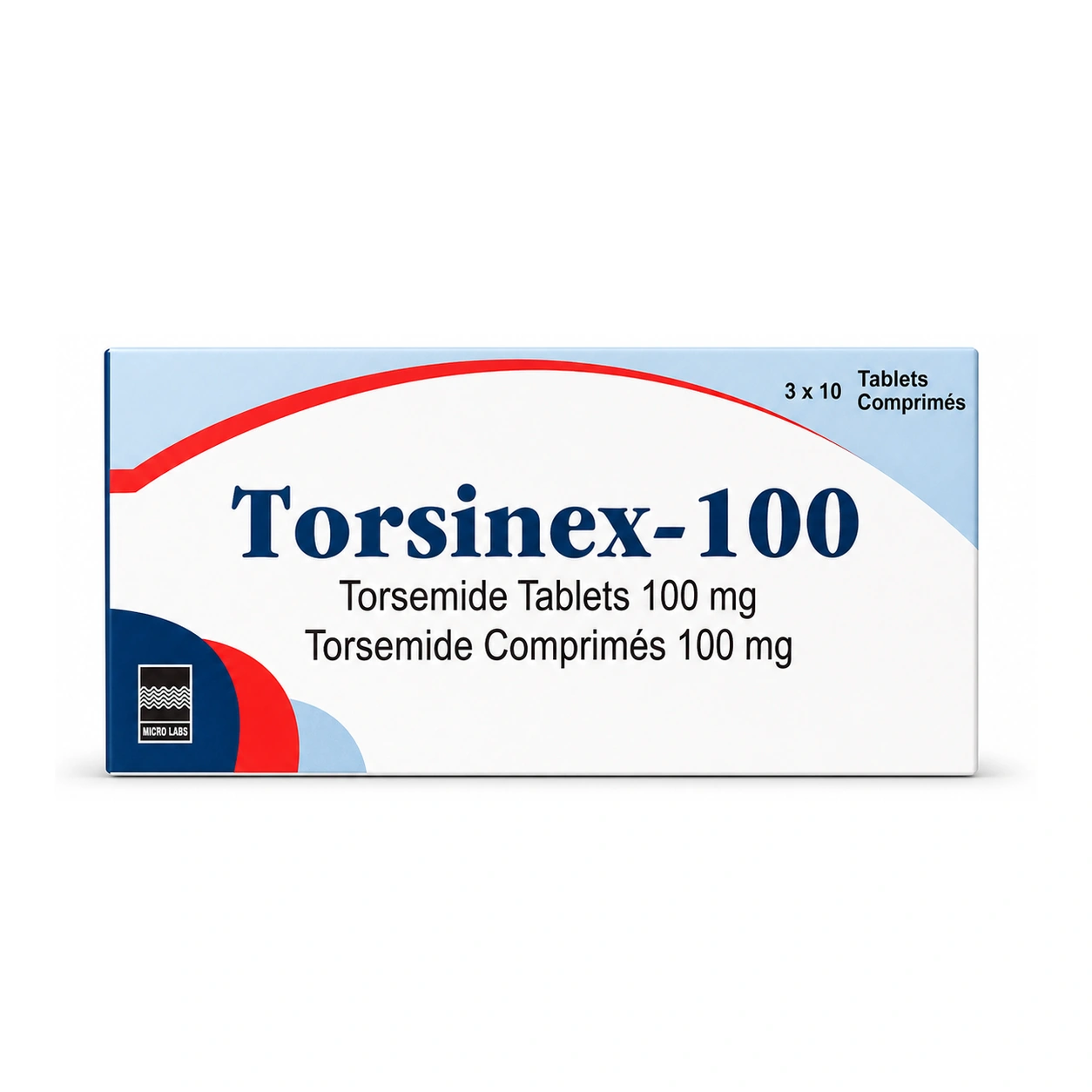 Torsinex-100 Torsemide 100 mg Tablets x 30 Tablets